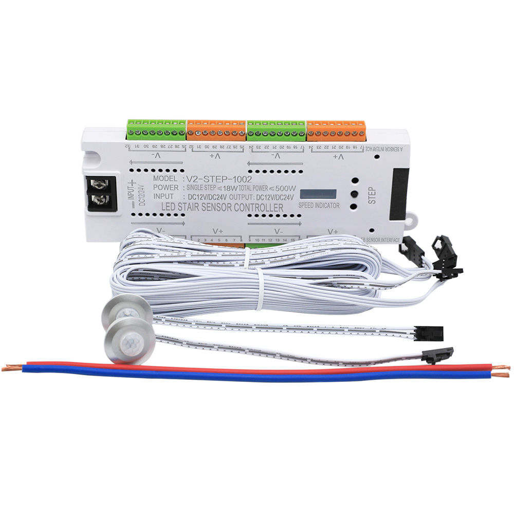 32CH LED Motion Sensor Controller For LED Stair Lights 32CH LED Motion Sensor Controller For LED Stair Lights